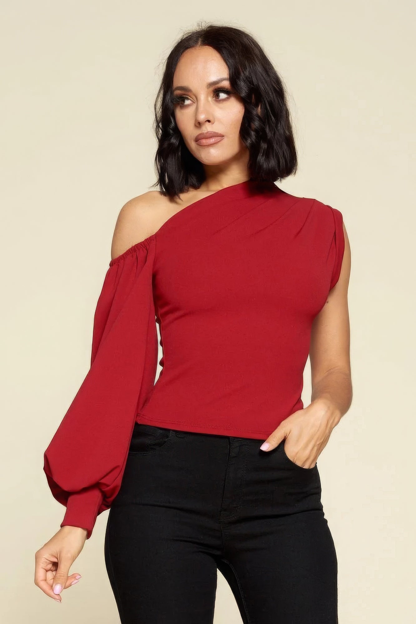 Ladies One-shoulder Top