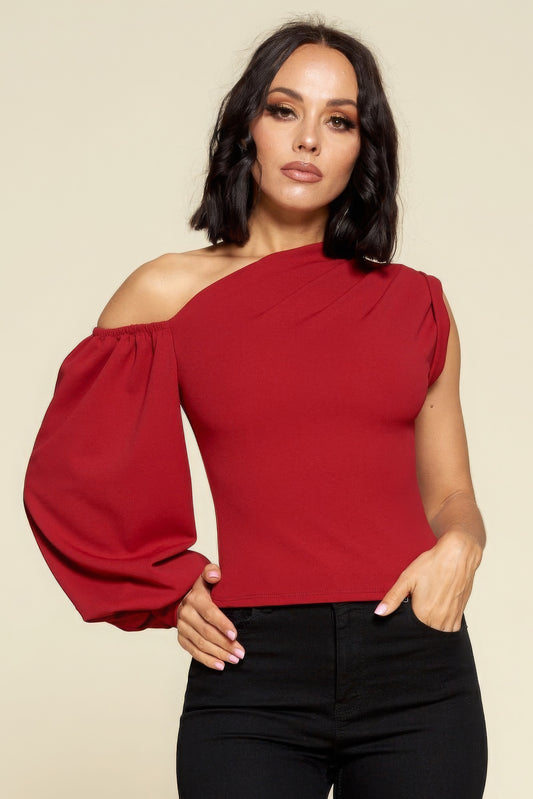 Ladies One-shoulder Top