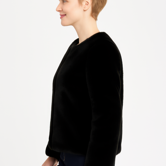 CC Diva Designs Faux Fur Trim Cape