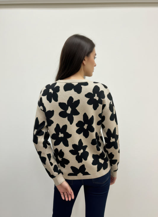 CC Diva Designs Ninety Printed Sweater