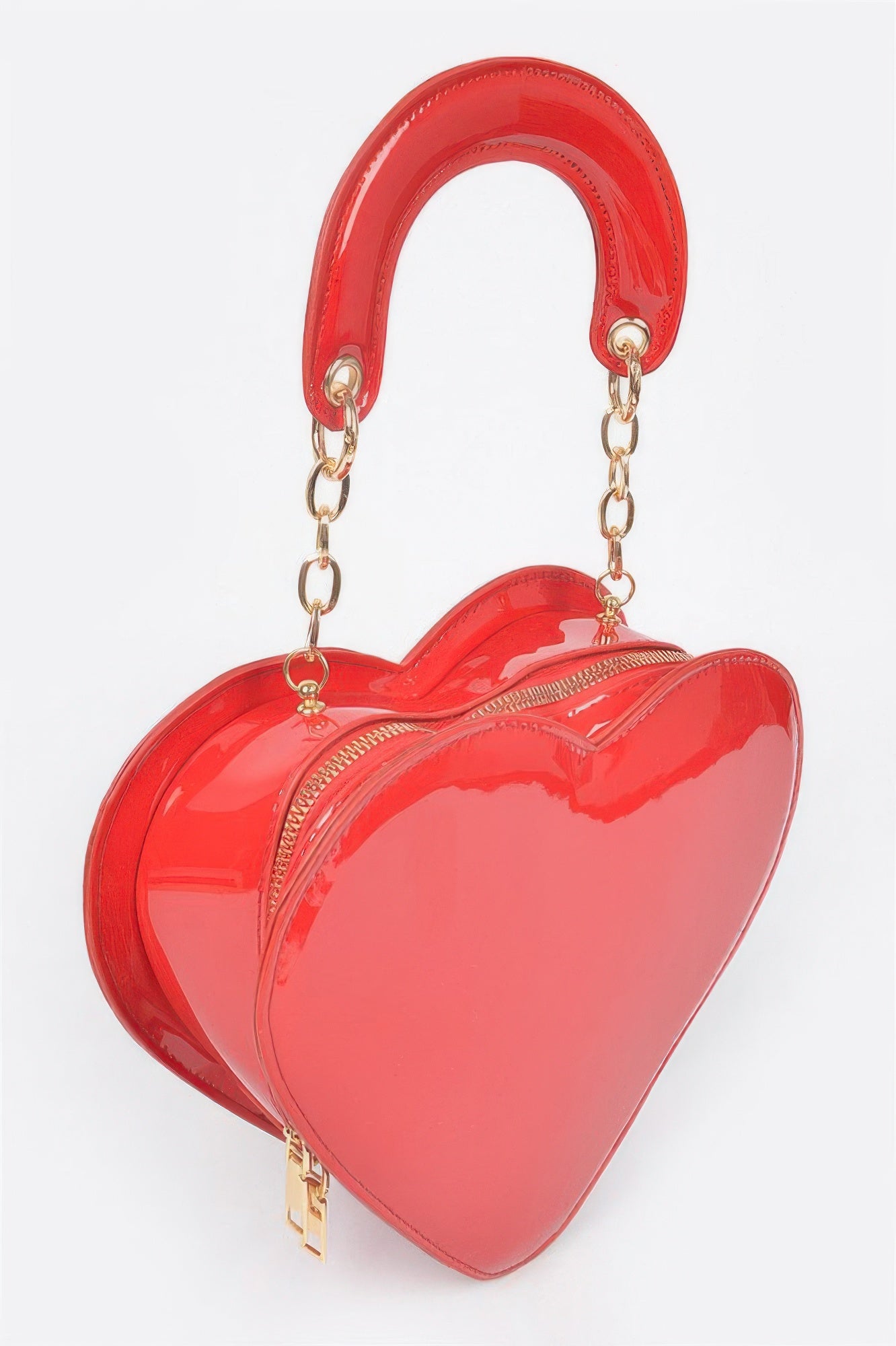 CC Diva Designs Enamal Heart Shape Crossbody Bag