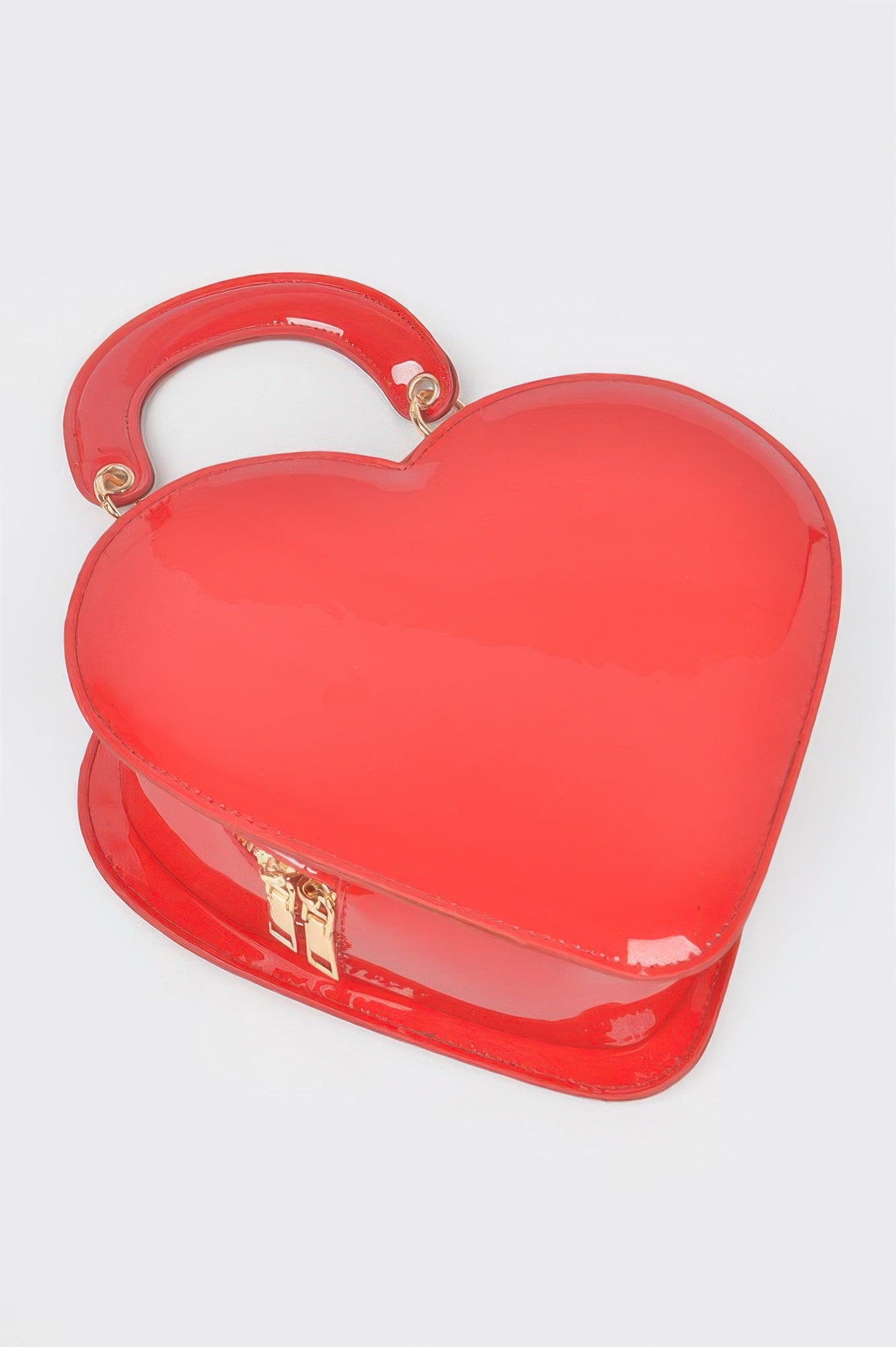 CC Diva Designs Enamal Heart Shape Crossbody Bag