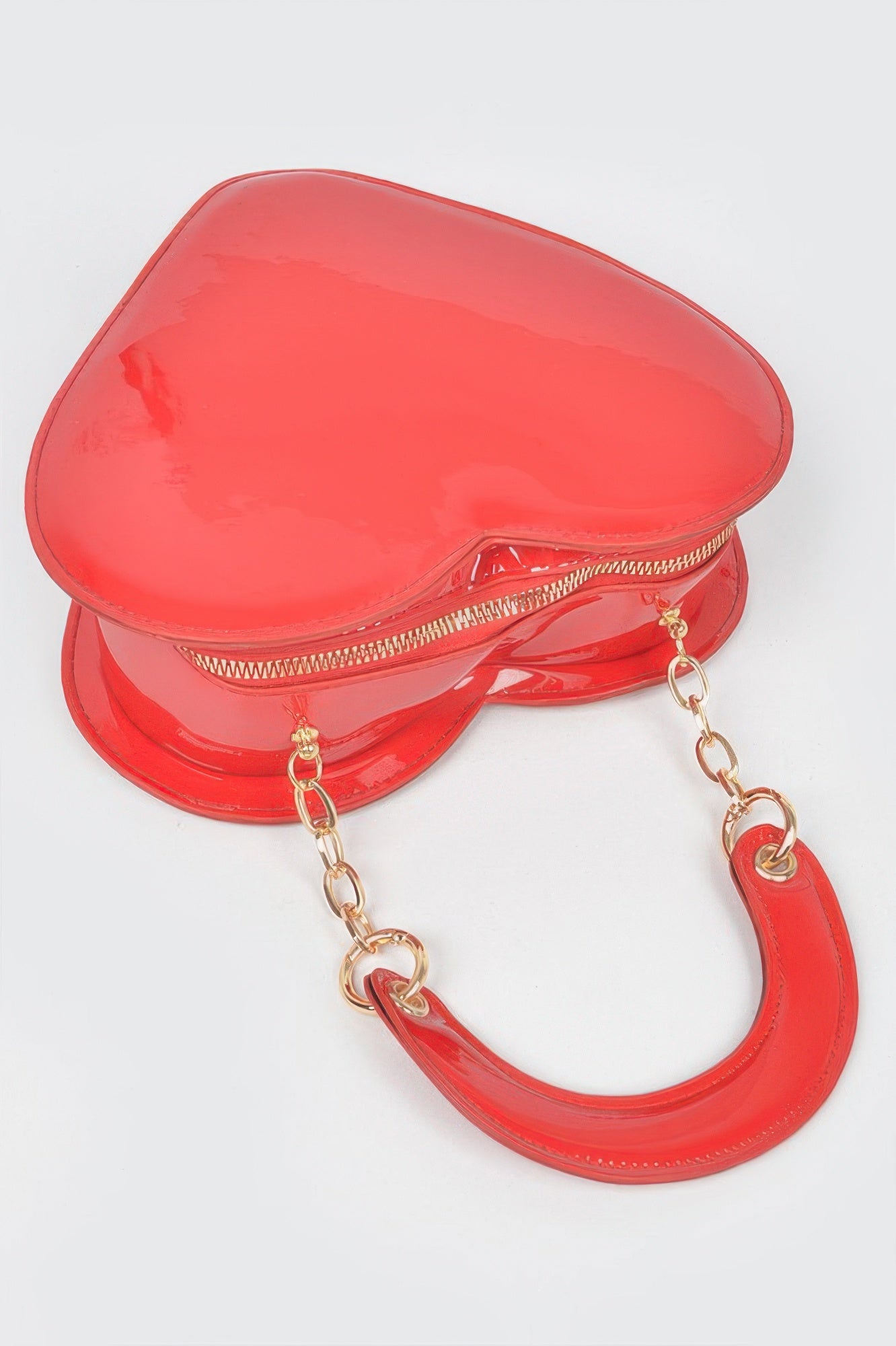CC Diva Designs Enamal Heart Shape Crossbody Bag
